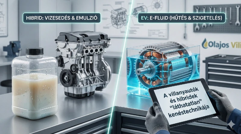 A villanyautók és hibridek „láthatatlan” kenéstechnikája