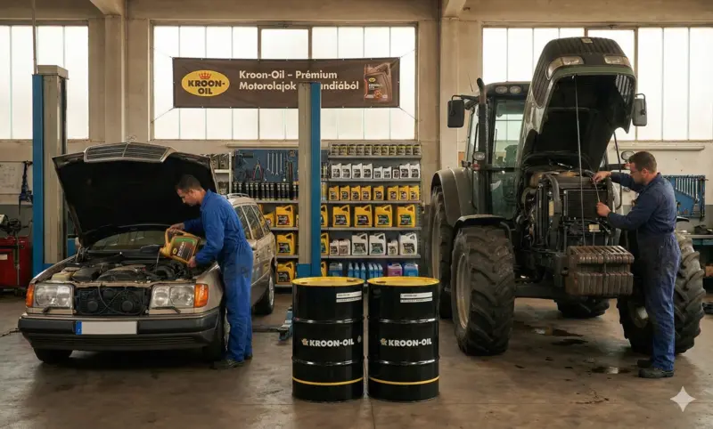 Kroon-Oil Ásványi és Félszintetikus Motorolajok